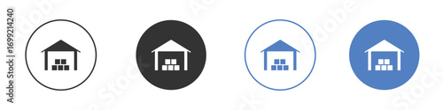 Warehouse icon pictogram for your web site design, logo