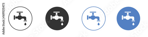 Tap icon pictogram for your web site design, logo