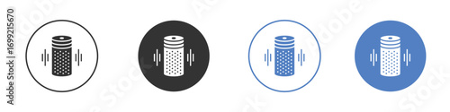 Smart speaker icon pictogram for your web site design, logo