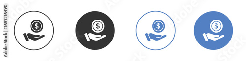 Savings icon pictogram for your web site design, logo