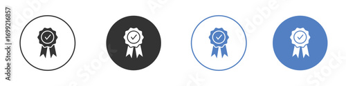 Rosette icon pictogram for your web site design, logo