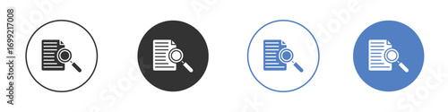Research icon pictogram for your web site design, logo