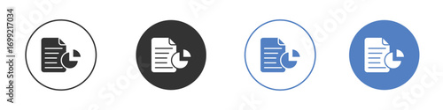 Report icon pictogram for your web site design, logo