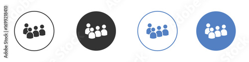 People group icon pictogram for your web site design, logo