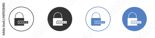 Password icon pictogram for your web site design, logo
