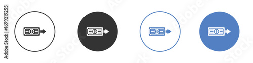 Money transfer icon pictogram for your web site design, logo