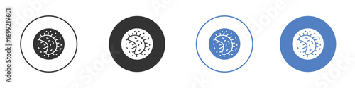 Microorganism icon pictogram for your web site design, logo