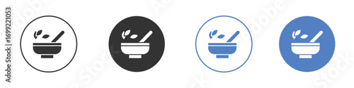 Herbal medicine icon pictogram for your web site design, logo
