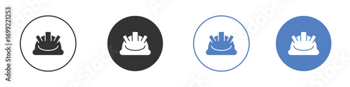 Hard hat icon pictogram for your web site design, logo