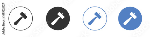 Hammer icon pictogram for your web site design, logo