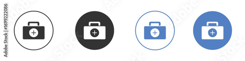 First aid kit icon pictogram for your web site design, logo