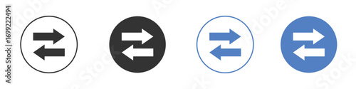 Exchange icon pictogram for your web site design, logo