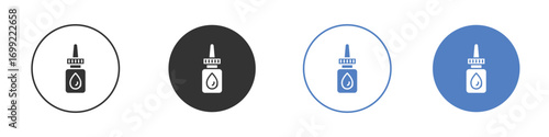 Essential oils icon pictogram for your web site design, logo