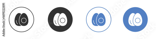 Egg icon pictogram for your web site design, logo