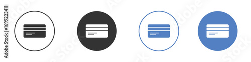 Credit card icon pictogram for your web site design, logo