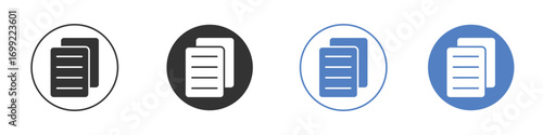 Copy icon pictogram for your web site design, logo