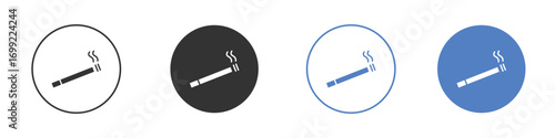 Cigarette icon pictogram for your web site design, logo
