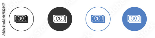 Cash icon pictogram for your web site design, logo