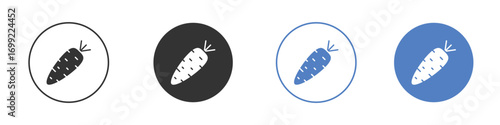 Carrot icon pictogram for your web site design, logo