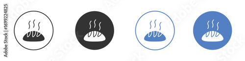 Bread loaf icon pictogram for your web site design, logo