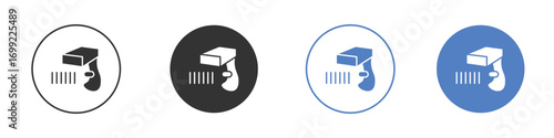 Barcode scanner icon pictogram for your web site design, logo
