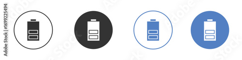 Battery icon pictogram for your web site design, logo