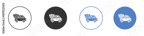 Auto insurance icon pictogram for your web site design, logo