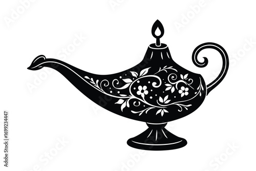 old oil lamp fire tea design icon design icon