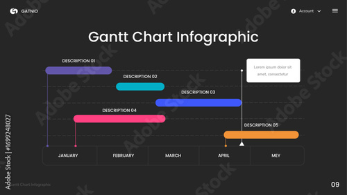 Gantt Chart Infographic