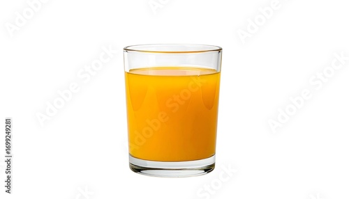 Wallpaper Mural Orange Juice in Glass, Isolated on White Background Torontodigital.ca