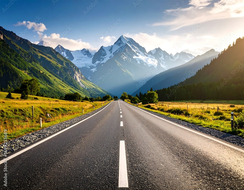 Fototapeta premium Scenic mountain road