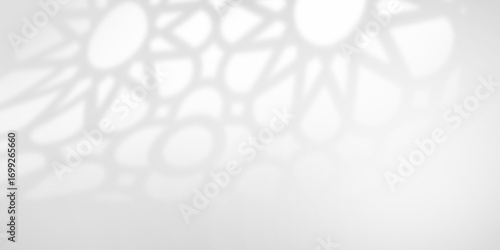 Cuadro en lienzo Abstract Arabesque shadow background with traditional ornament, ramadan islamic design