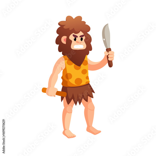 2D Caveman character