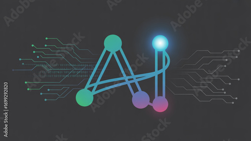Artificial intelligence ai neural network machine learning deep learning tech innovation concept