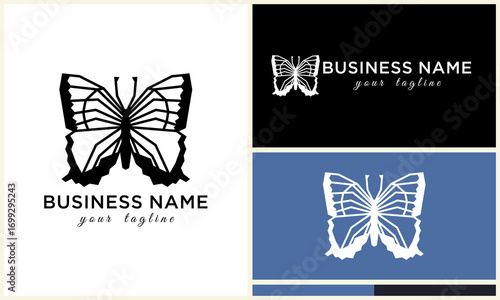 Abstract Butterfly Logo Design. (1)