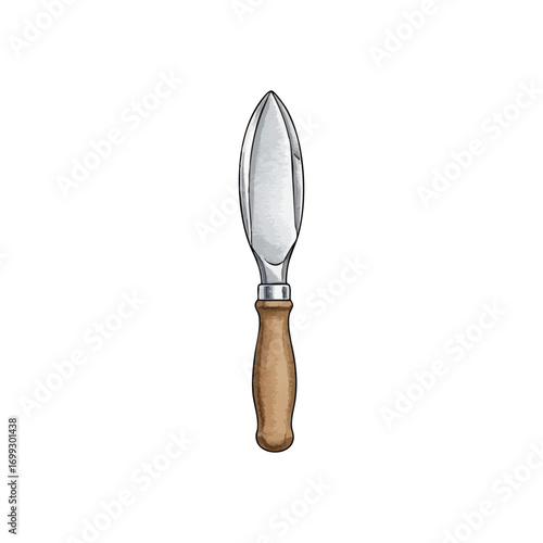 Classic Gardening Tool. Essential implement for planting and cultivating flora. This image represents the satisfaction of nurturing nature and fostering outdoor growth.