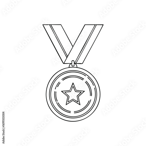Excellence Star Badge. A graphic depicting a top tier award, signifying triumph, success, and recognition. Ideal for honor and achievement.