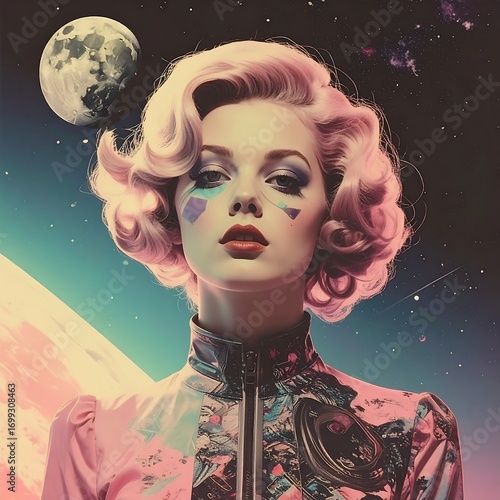 Cosmic pin-up girl