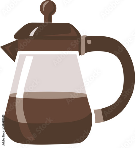 Teapot and cup