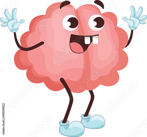 funny cartoon brain