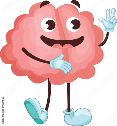 funny cartoon brain