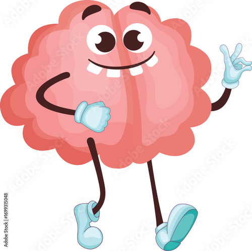 funny cartoon brain