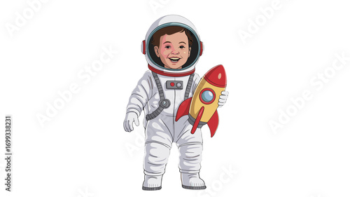 A young astronaut's journey into space.