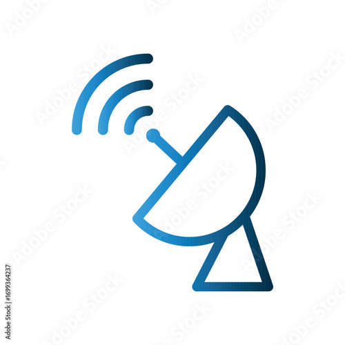 antenna station icon design template