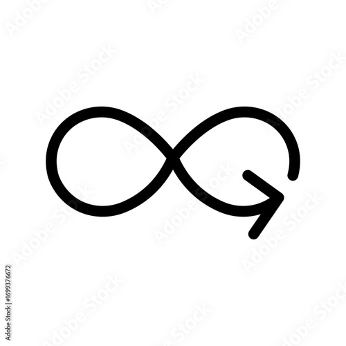 Continuous Delivery Line Icon of DevOps Icon Set