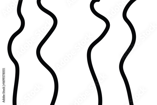  Wave Swirl modern stream transparent background. Abstract wave line for banner, templat,arket variation.,economic line that smoothly 