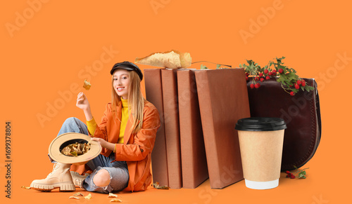Beautiful young woman with ...