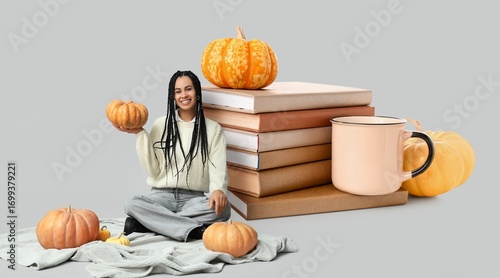 Happy African-American woma...