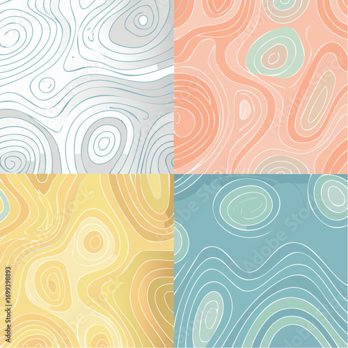 Set of zebra nature seamless
2