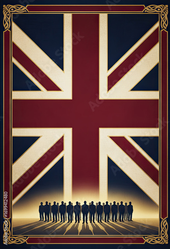 england people with flag